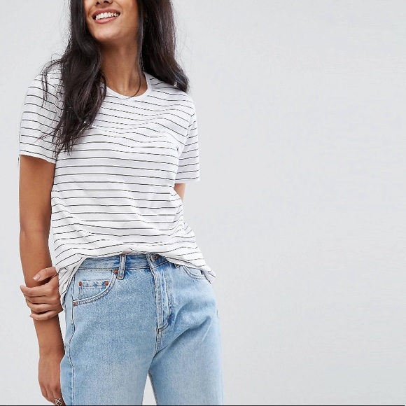 ASOS Tops - Asos tall ultimate stripe crew neck t-shirt